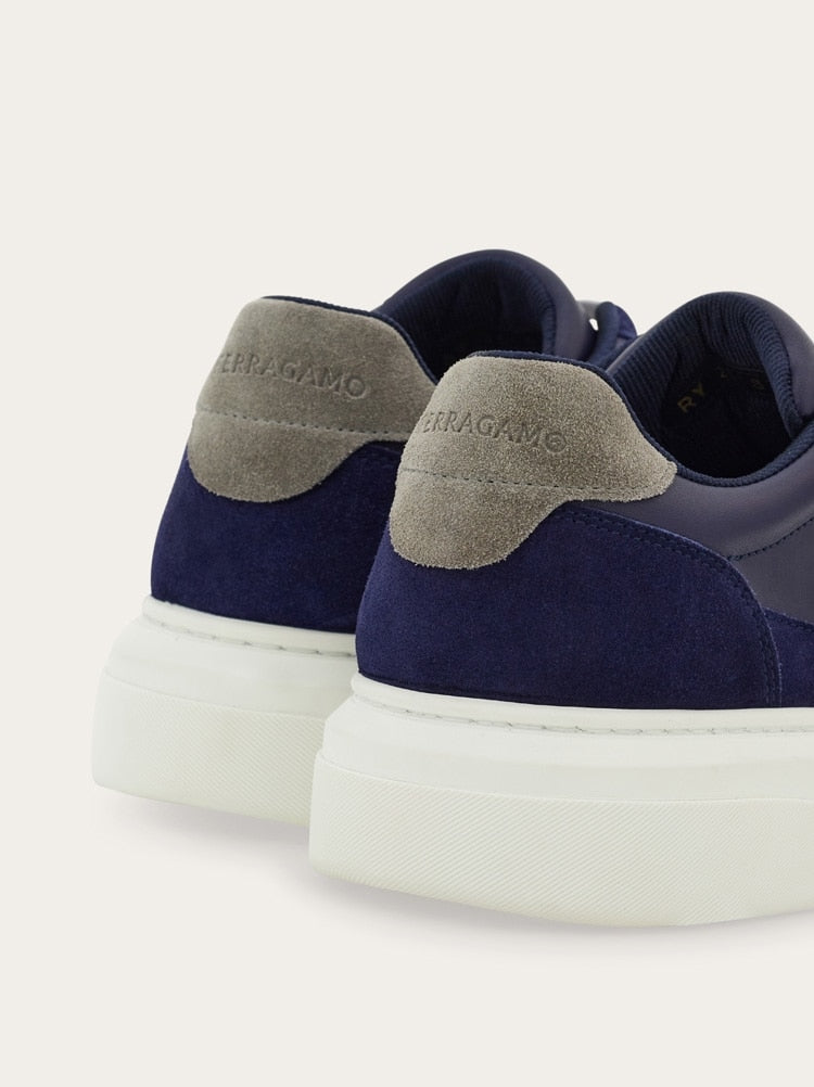 Low-top sneaker with Gancini detail