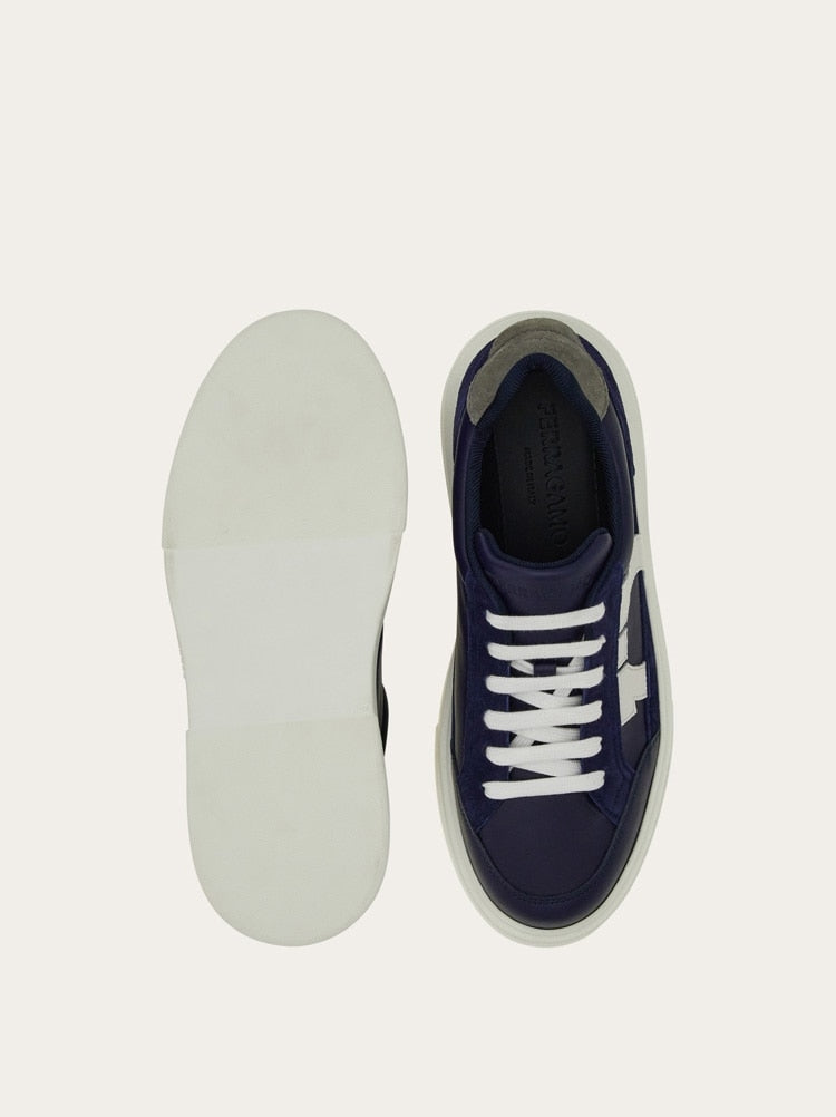 Low-top sneaker with Gancini detail