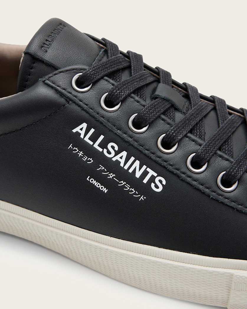 Underground Leather Low Top Trainers