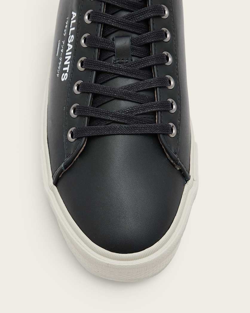 Underground Leather Low Top Trainers