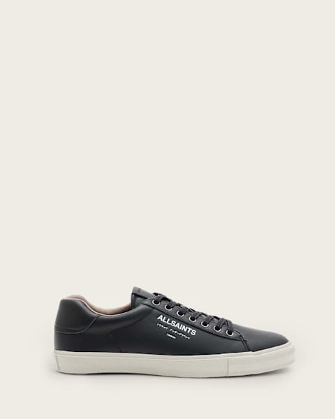 Underground Leather Low Top Trainers