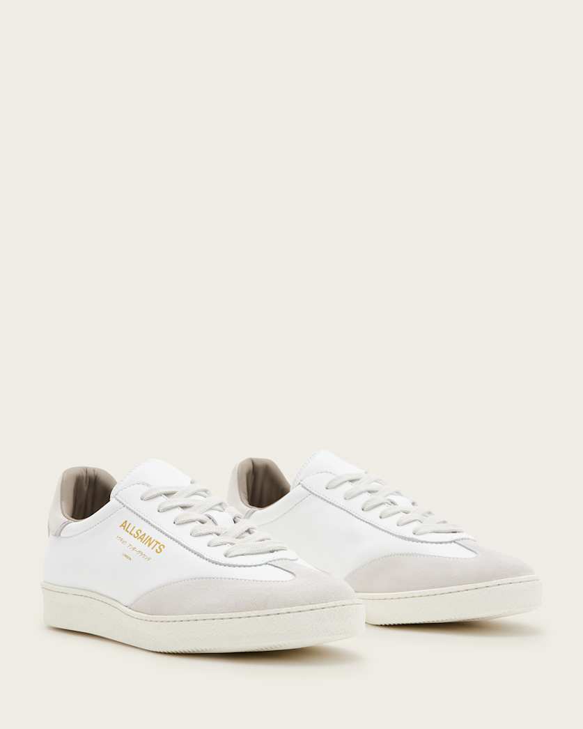 Underground Leather Low Top Trainers