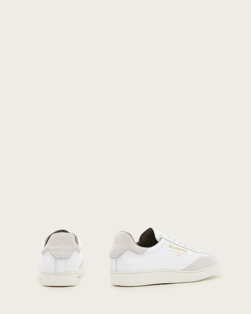 Underground Leather Low Top Trainers